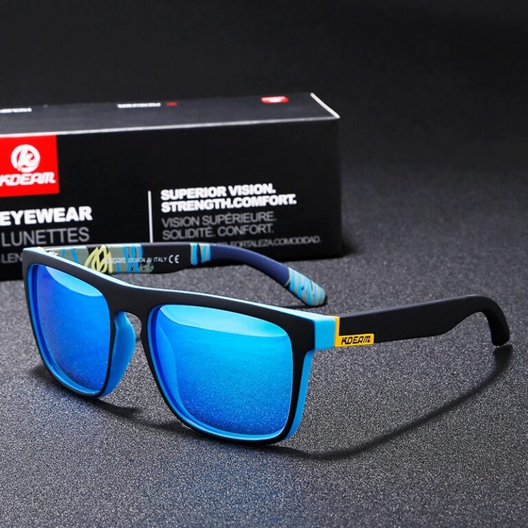 New arrived KDEAM Mirror Polarized Sunglasses Men Square Sport Sun Glasses Women UV gafas de sol 